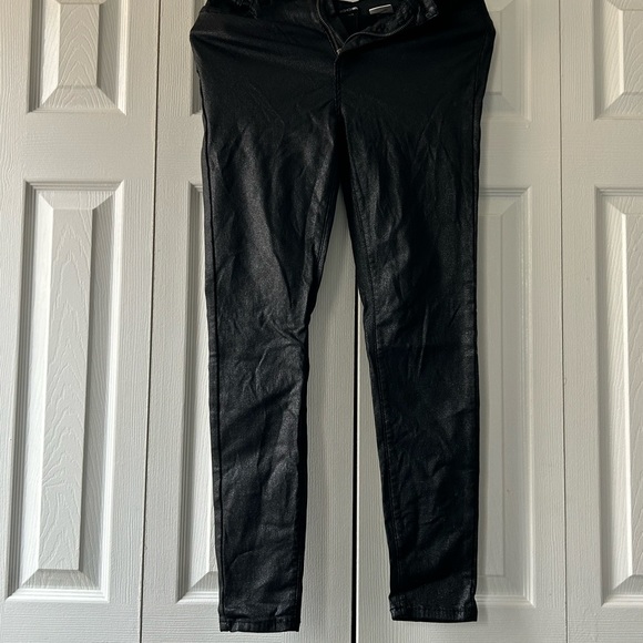 Black Shimmery Fitted pants from Fashion Nova - Picture 3 of 4